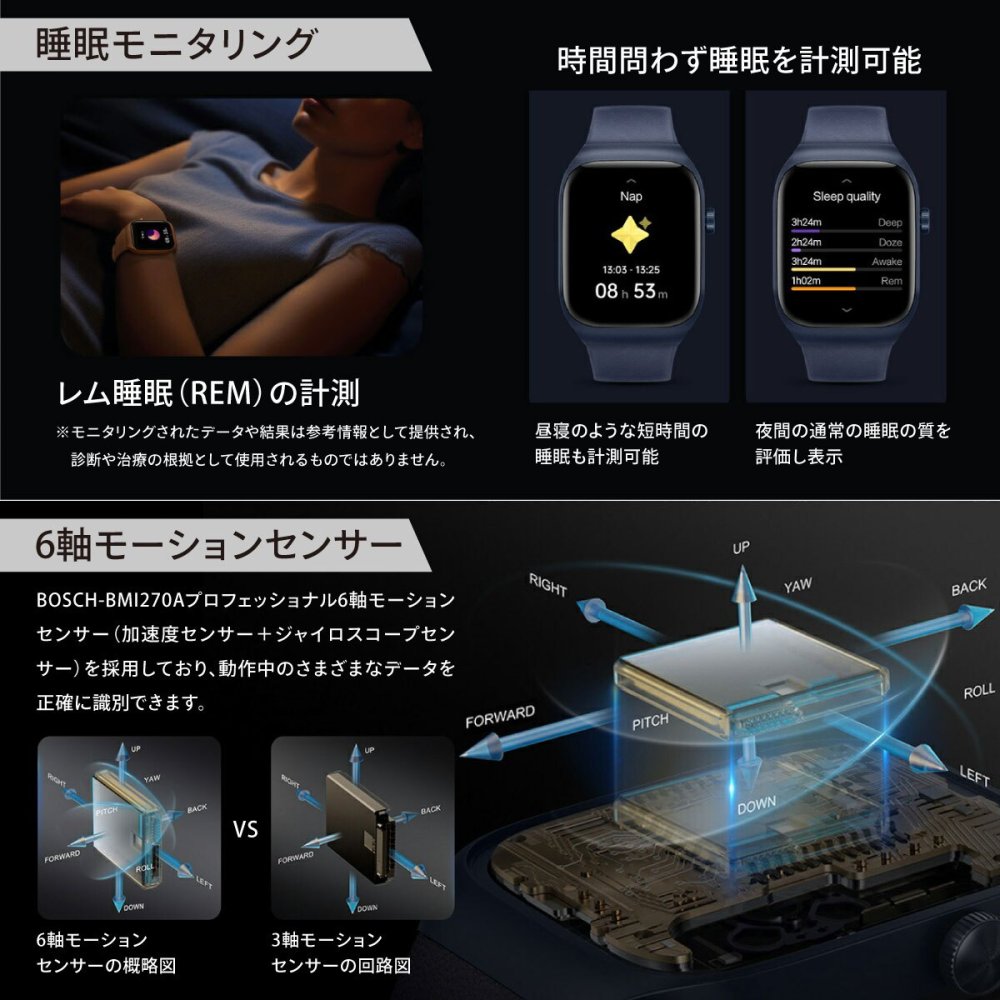 ミブロ Mibro スマートウォッチ Mibro Watch T2 GD SP380008-C61 ライトゴールド 腕時計 メンズ レディース