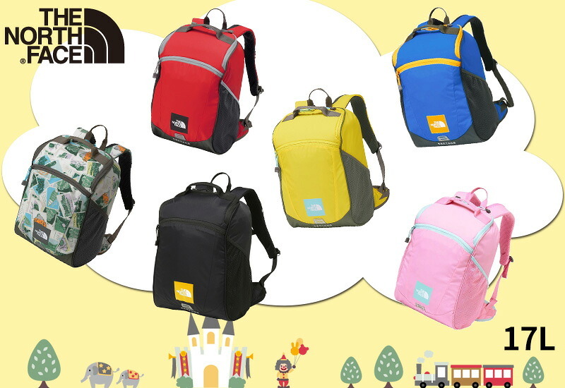 ノースフェイス バッグ リュックサック デイパック バックパック キッズパックス レクタング 17L A4 B4 NMJ72359 男の子 女の子 キッズ 送料無料 プレゼント ギフト ラッピング無料正規代理店