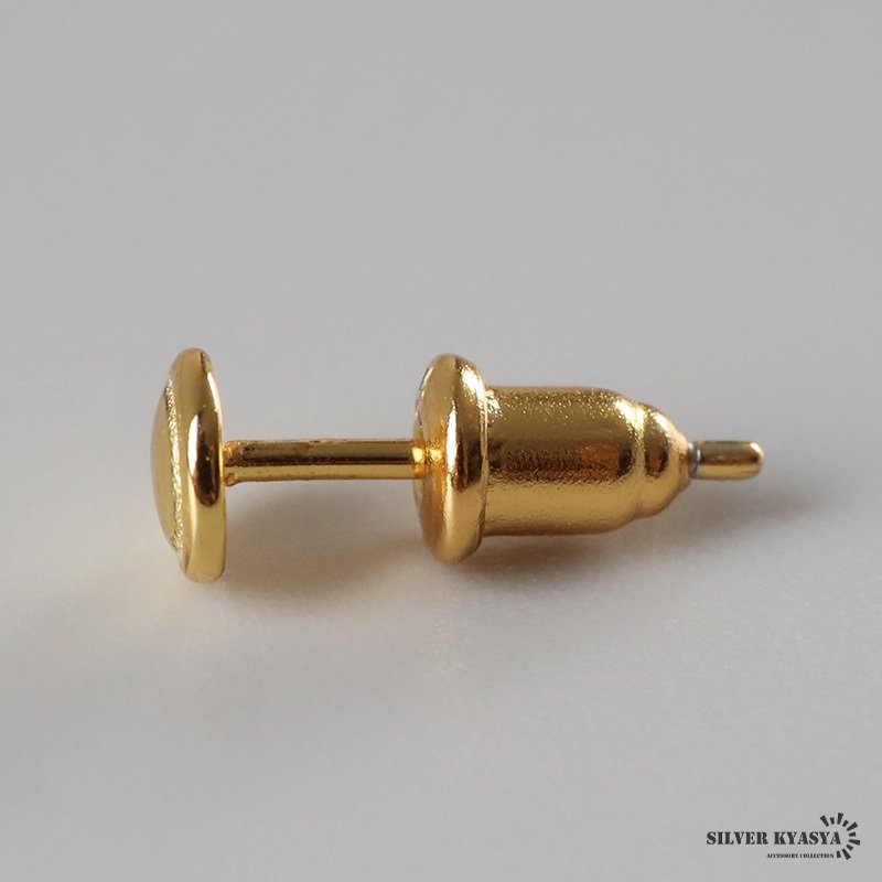 シルバー925 小ぶりピアス 極小 スタッドピアス シンプルピアス ゴールド 18KGP サークル 小さめ ワンポイント メタル 片耳1点 レディース 女性 金属アレルギー対応 イヤリング