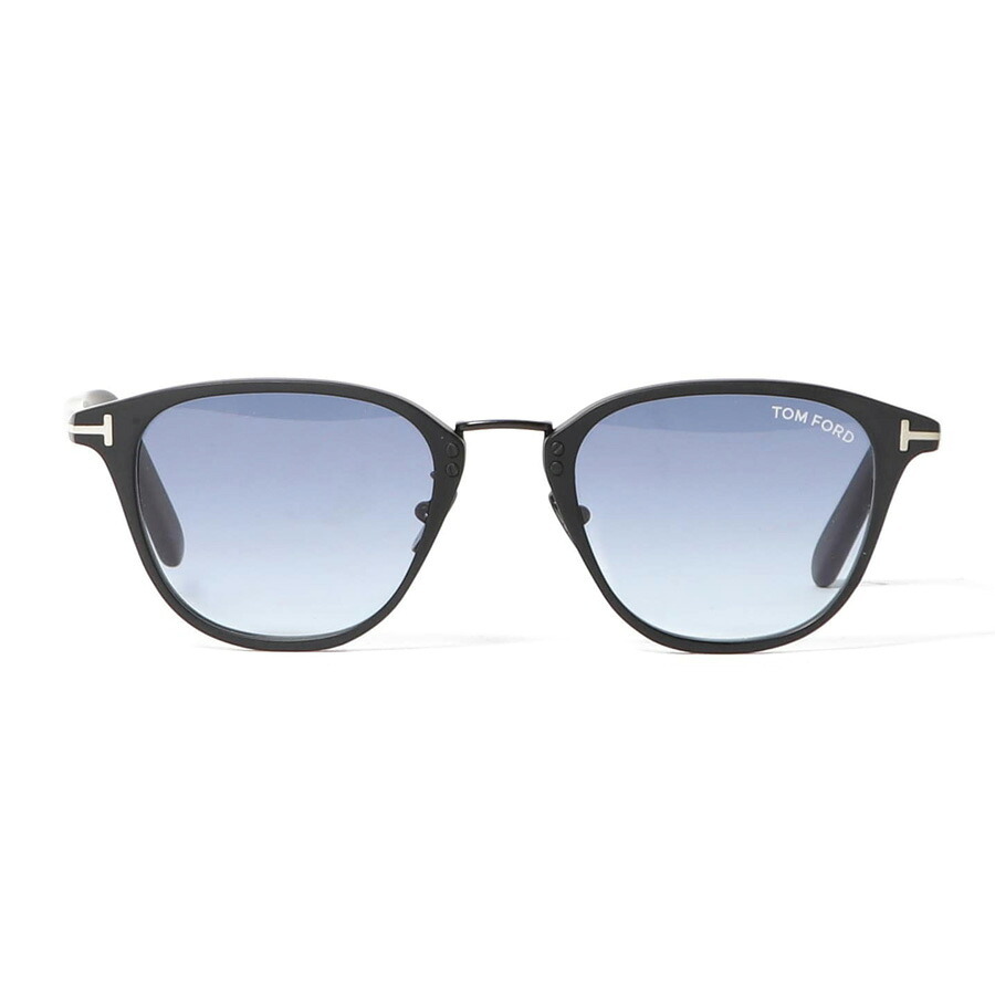 【並行輸入品】【正規品・新品】TOMFORD トムフォード TF1049D FT1049D 02W マットブラック グラデーションブルー イタリア製 アジアンフィット サングラス メガネ 眼鏡 メンズ レディース TOM FORD トム フォード 伊達メガネ ビジネス