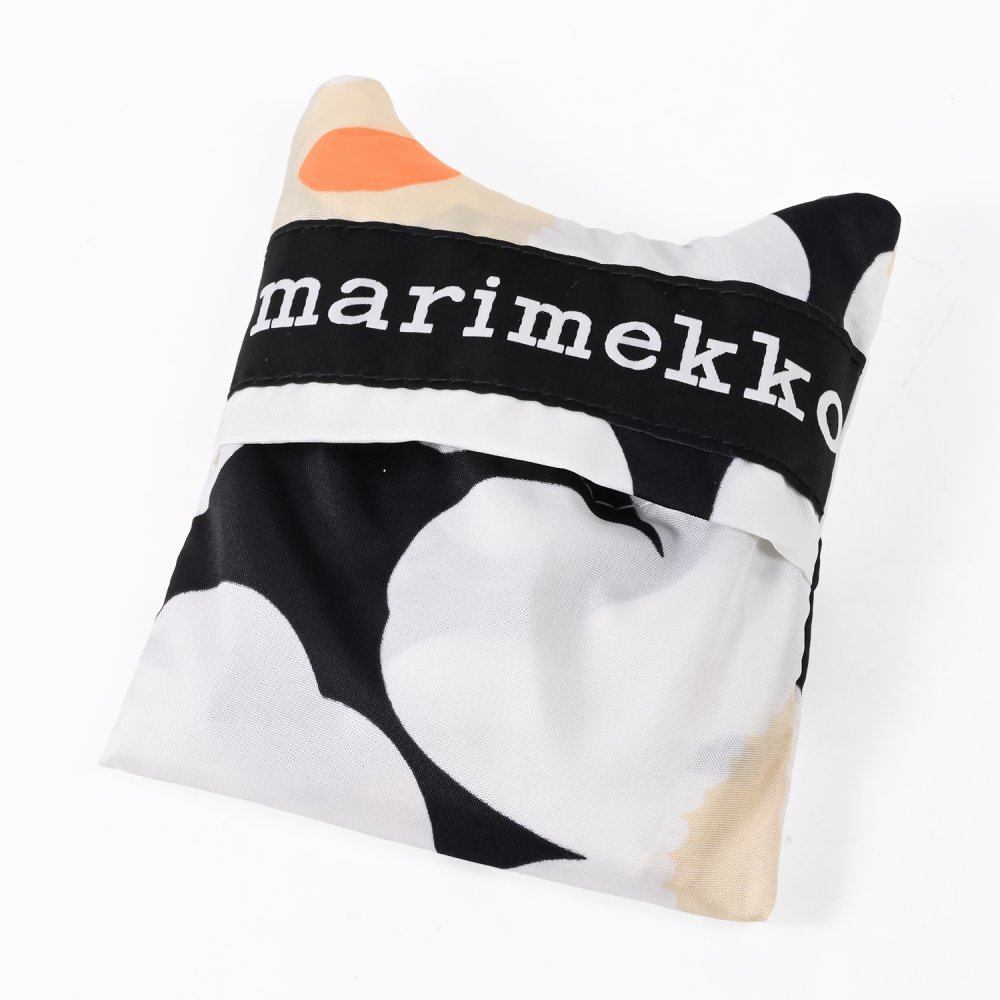 マリメッコ marimekko ミニエコバッグ 買い物袋 ミニスマートバッグ 2026冬新作 ウニッコ オフホワイト ブラック オレンジ 96125 096125 192 北欧雑貨 北欧デザイン 送別会 誕生日 お中元 結婚祝い 結婚式 高級 父の日 母の日 ホワイトデー【スペシャルラッピング660円(別売り)】 ネコポス