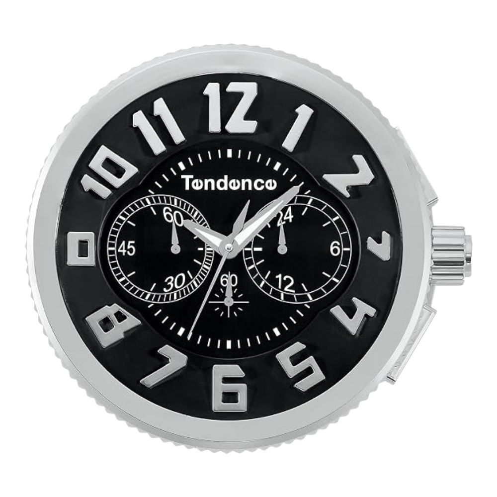 テンデンス 壁掛け時計 ウォールクロック 36cm ブラック 大型 3D 立体 インデックス TENDENCE WALL CLOCK クオーツ おしゃれ インテリア プレゼント ギフト 成人 卒業 入学