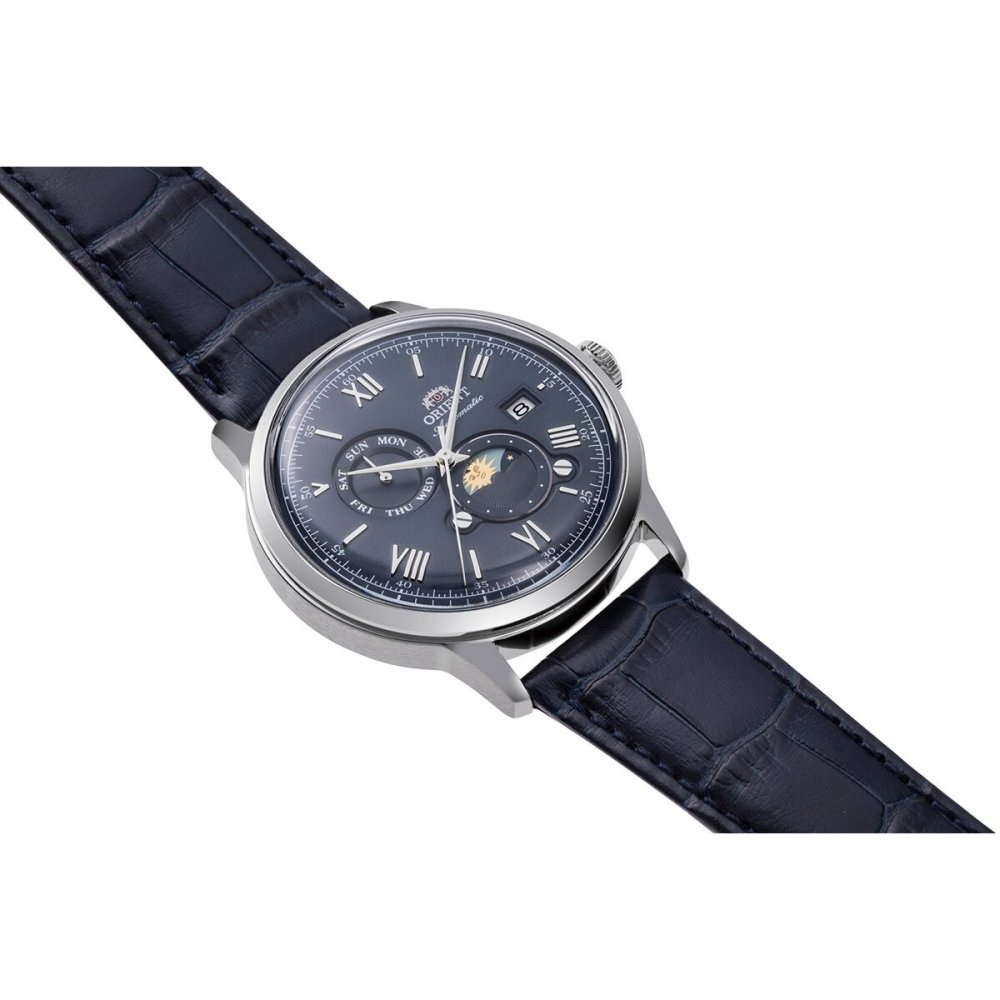 オリエント ORIENT クラシック Classic バンビーノ サンアンドムーン SUN ＆ MOON 自動巻 機械式 腕時計 メンズ RN-AK0806L Orient Bambino【2026 新作】