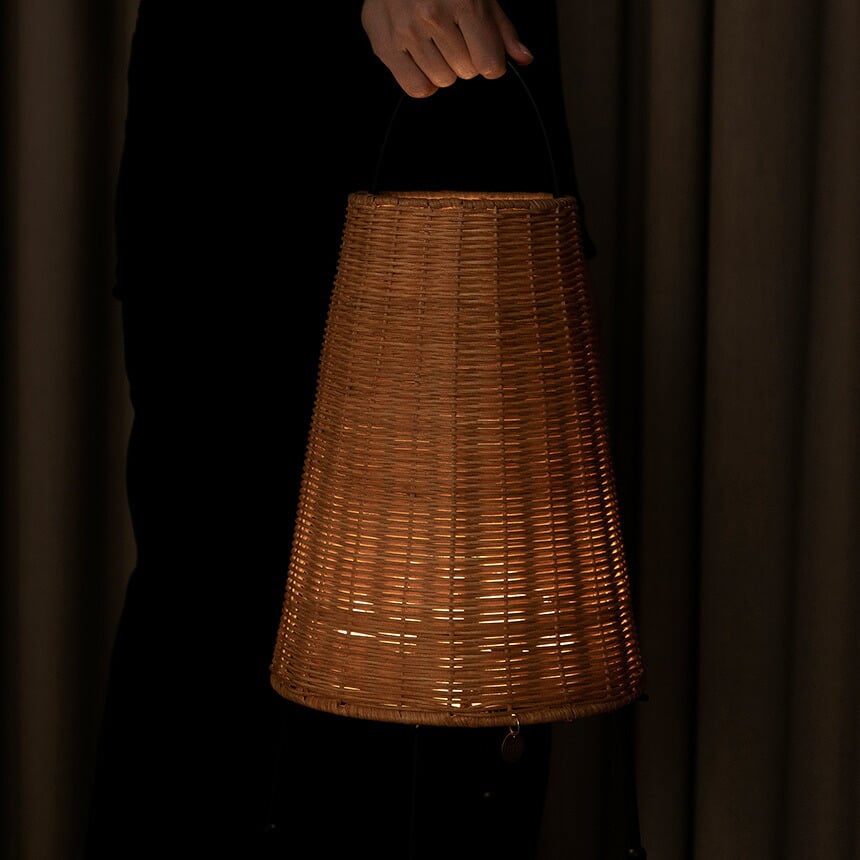 ferm LIVING ファームリビング Porti Braided Lamp ポルティ プレイデッドランプ 間接照明ポータブルランプ ライト 北欧インテリア 雑貨 インテリア