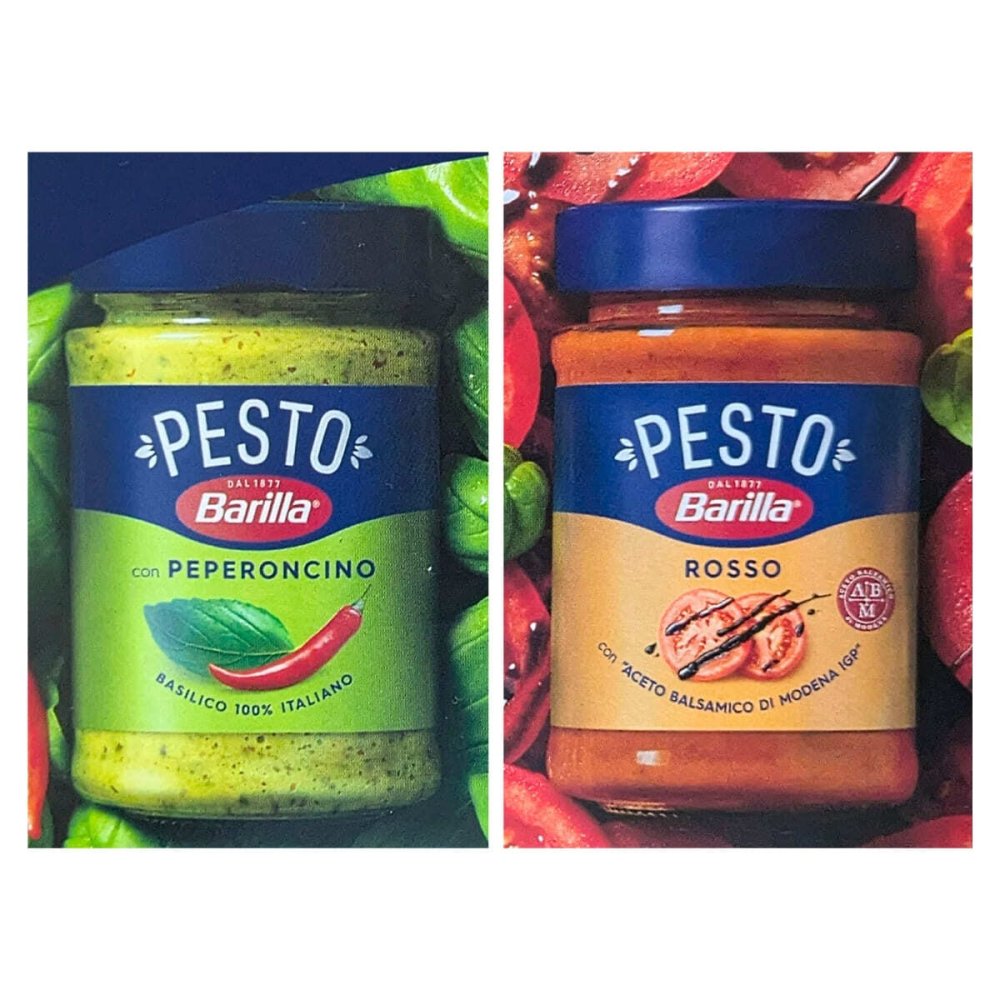 バリラ（ Barilla ）ペースト   パスタソース 2種アソート（ ロッソ、ペペロンチーノ ）1本で4人分   イタリア製   ch250903   家族　パーティー   イベント   ギフト