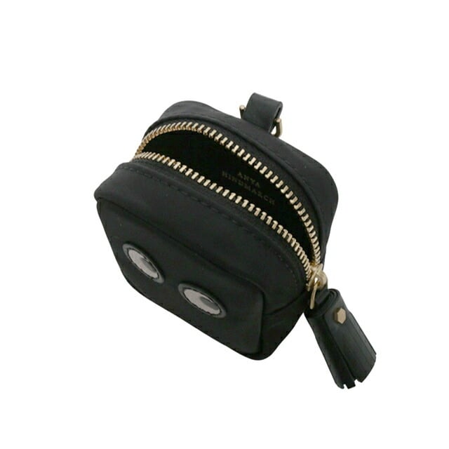 アニヤハインドマーチ ANYA HINDMARCH Eyes アイズ イヤホンポーチ イヤホンケース 193610 ユニセックス Black