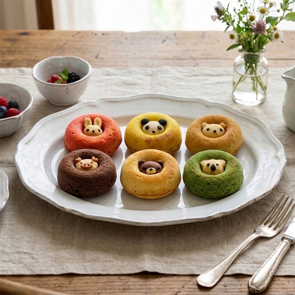 アニマルドーナツ ZOONUTS 12個セット ドーナツ 洋菓子 スイーツ おやつ プレーン ミックス ココア バナナ イチゴ 抹茶 お取り寄せスイーツ