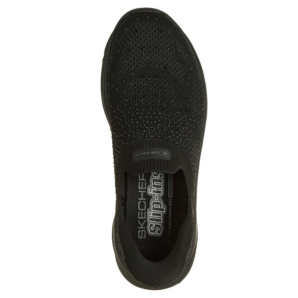 スケッチャーズ スリップインズ レディース スニーカー スリッポン ゴーウォーク 8 ティアナ ラインストーン 軽量 ノーマル幅 ハンズフリー 手を使わずに履ける 靴 SKECHERS Slip-ins 125928