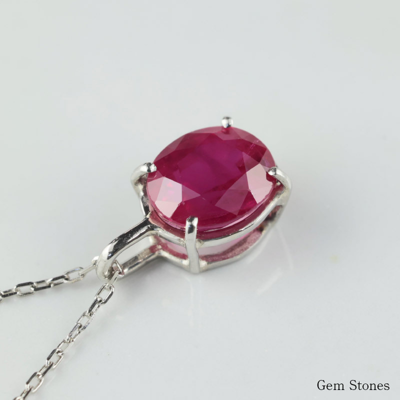 上質 ルビー 1.071ct ネックレス ペンダント プラチナ Pt900 850 ルビーネックレス 一粒 レディース シンプル 可愛い 赤 レッド  Drops
