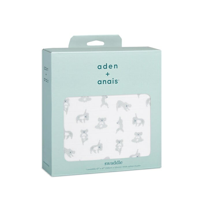 おくるみ スワドル 1枚 出産祝い aden+anais エイデンアンドアネイ ナウゼン コットンモスリン ダブルガーゼ 大判 約120cm 新生児 退院 内祝い 出産内祝い 男の子 女の子 ギフト 専用ボックス入り ガーゼケット ブランケット 授乳ケープ おむつ替えシート プレイマット 双子