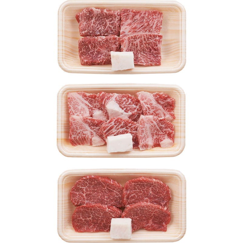 松阪牛焼肉3部位食べ比べセット (MBKTY30-MA) [お中元][お歳暮] ※送料無料(北海道・沖縄・離島への配送不可)