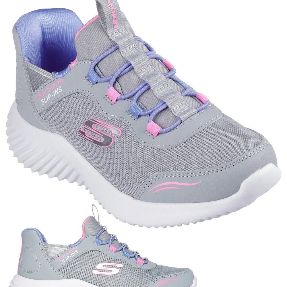 スケッチャーズ スリップインズ キッズ ジュニア スニーカー 男の子 女の子 運動靴 黒 ハンズフリー SKECHERS Slip-ins BOUNDER バウンダー ノーマル幅 403822N 403822L 303585N 303585L