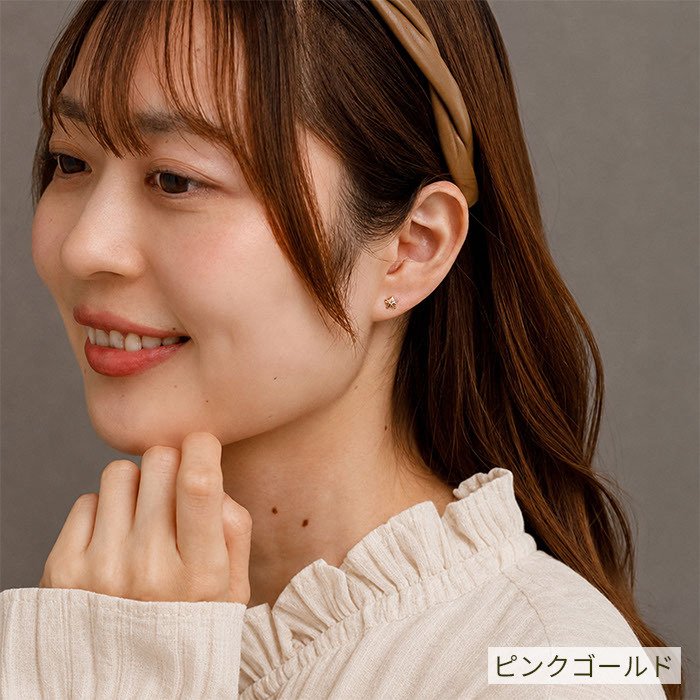 ピアス 金属アレルギー対応 星 モチーフ ハワイアンジュエリー 片耳用 1個売り サージカルステンレス 316L セカンドピアス つけっぱなし 小ぶり スター ゴールド シルバー ピンクゴールド