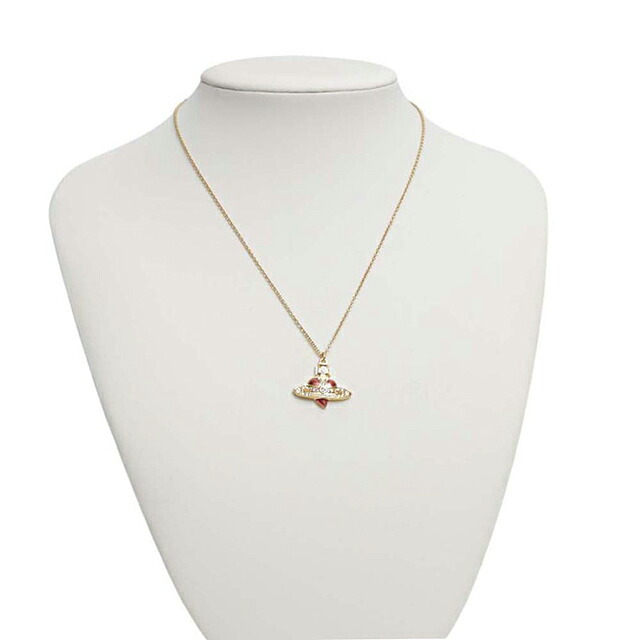 ヴィヴィアンウエストウッド VIVIENNE WESTWOOD DIAMANTE HEART ネックレス 630203BM-02RA16 レディース