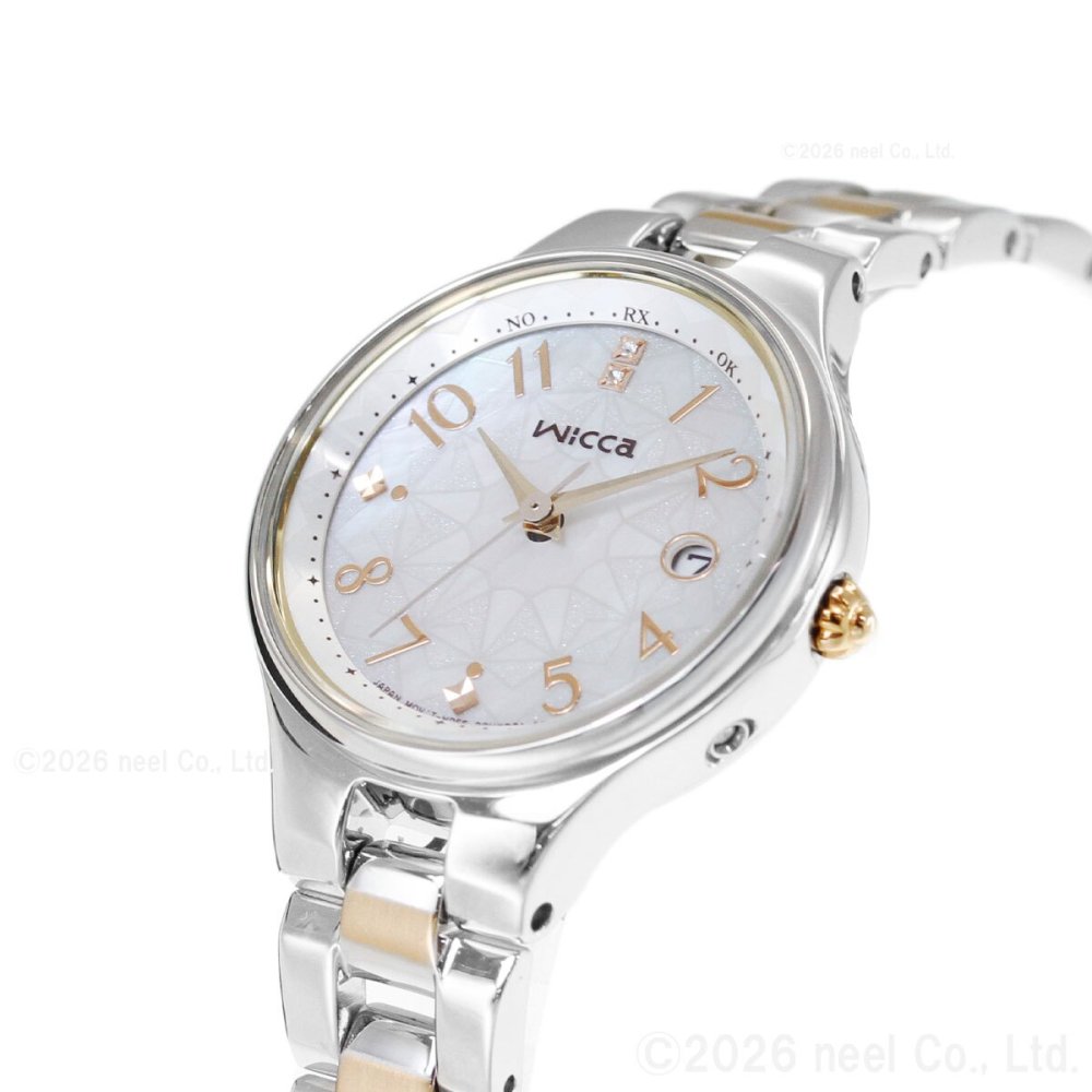 シチズン ウィッカ CITIZEN wicca ソーラーテック 電波時計 限定モデル 腕時計 レディース KS1-830-21 ホリデーパーティー【2026 新作】