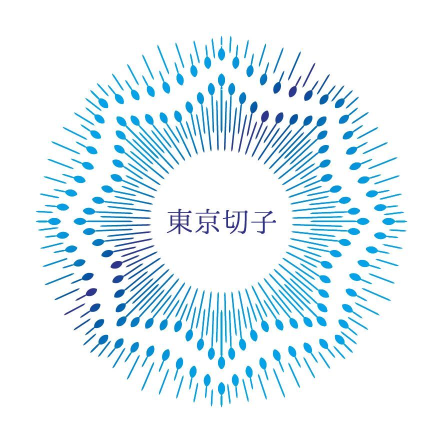 「贅沢仕上げ」琉球ガラスｘ東京切子ロックグラス　千代紙　蒼