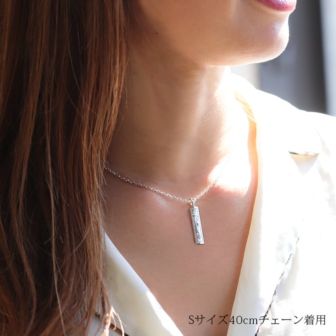 ハワイアンジュエリー ネックレス シルバー ペアネックレス 2本セット 刻印 無料 誕生石入れ可 スクエア プレート Sサイズ Mサイズ シルバー925 大人 友達 長さ選べる カップル 夫婦 プレゼント ハロウィン 【品番：CG-SP10702-SP10802P】
