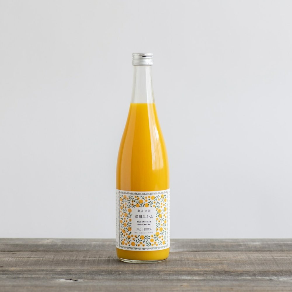 愛媛 無茶々園 温州みかんジュース 720ml 計4本 ストレートジュース 果汁100％ 柑橘飲料【沖縄県・離島 配送不可】