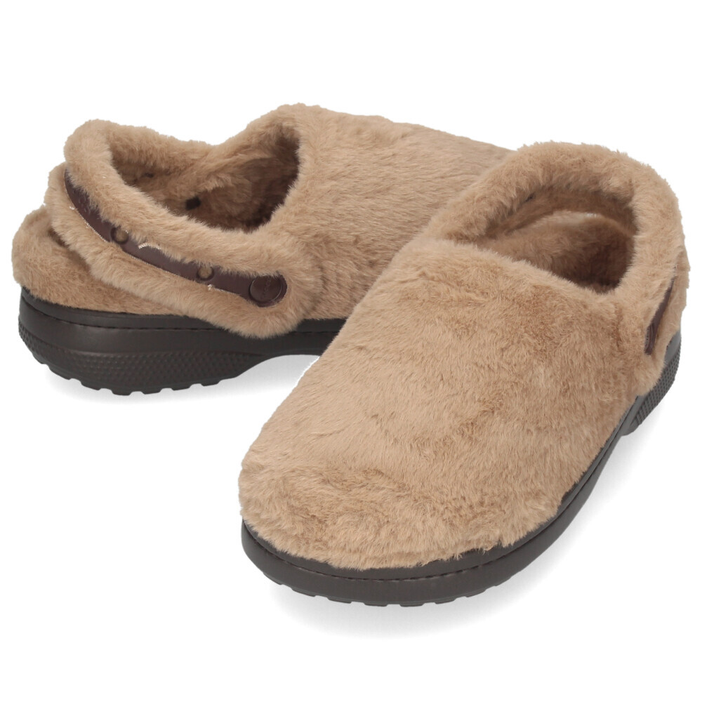 クロックス サンダル レディース クラシック アンファーゲッタブル クロッグ ファー ボア 冬用 冬サンダル crocs 211116 001 2JJ