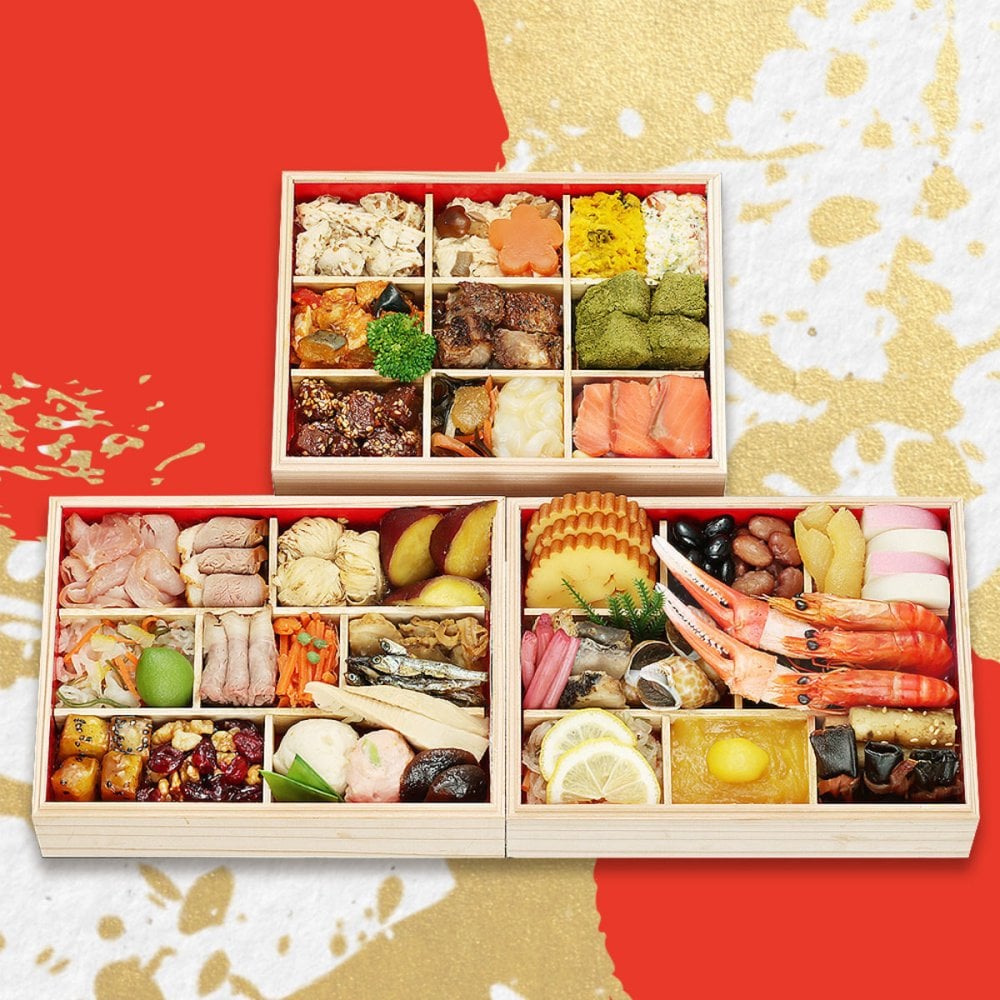 蔵王福膳 和風おせち 吉祥 三段重 約3人前 49品 おせち料理 冷凍 正月料理 縁起物 御節 惣菜【沖縄県・離島 配送不可】