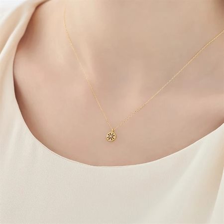 【無料ラッピング】  ヨンドシー 4℃ K18イエローゴールド ネックレス ダイヤモンド ブランド 正規品 新品 ギフト プレゼント 人気 おすすめ 誕生日 記念日 クリスマス 送料無料