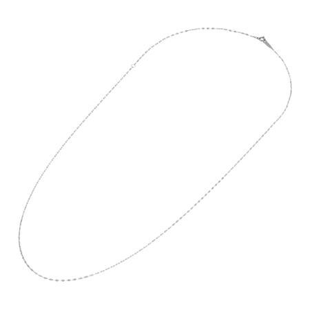【無料ラッピング】  ヨンドシー 4℃ K10ホワイトゴールド チェーンネックレス ブランド 正規品 新品 ギフト プレゼント 人気 おすすめ 誕生日 記念日 クリスマス 送料無料