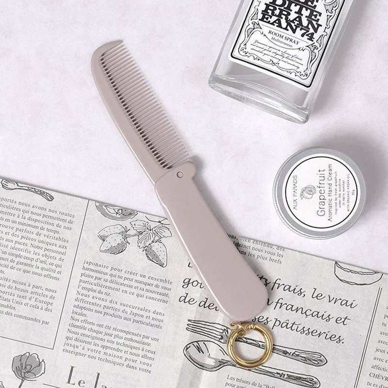 新作入荷 ヘアコーム ヘアブラシ ブラシ 折りたたみ コーム 櫛 クシ 静電気除去グッズ 静電気 帯電 静電気グッズ 髪 髪型 広がり 折りたためる コンパクト 薄い 美髪コーム メンズ レディース 美容 ヘアケア さらさら マッサージ 男性 女性 贈り物 お配りギフト
