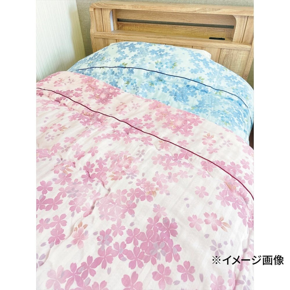 愛知 三河木綿 ダブルガーゼ 羽毛タッチ 肌布団 ギフトセット 2枚入 寝具 日本製 布団 ガーゼ 綿 ポリエステル【北海道・沖縄県・離島 配送不可】