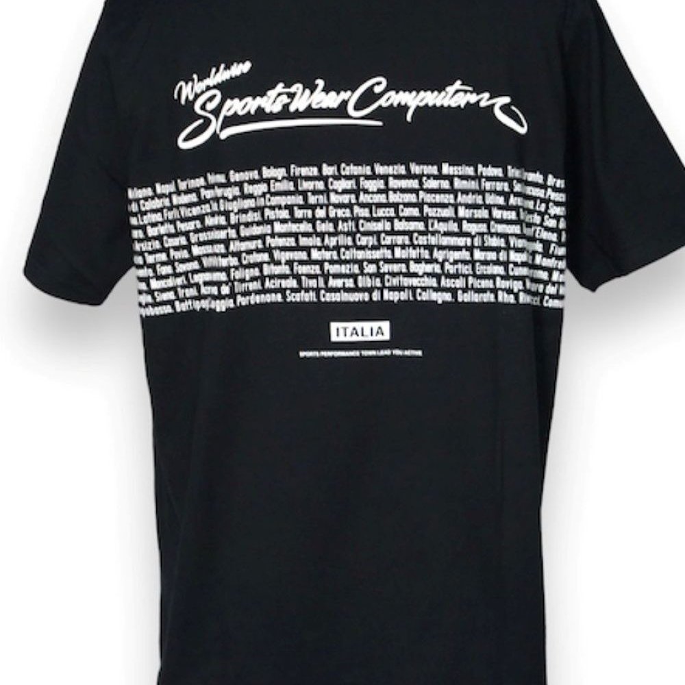 【SALE】30%OFF ITARY COUNTRY LOGO BIG TEE フリーサイズ　BLACK