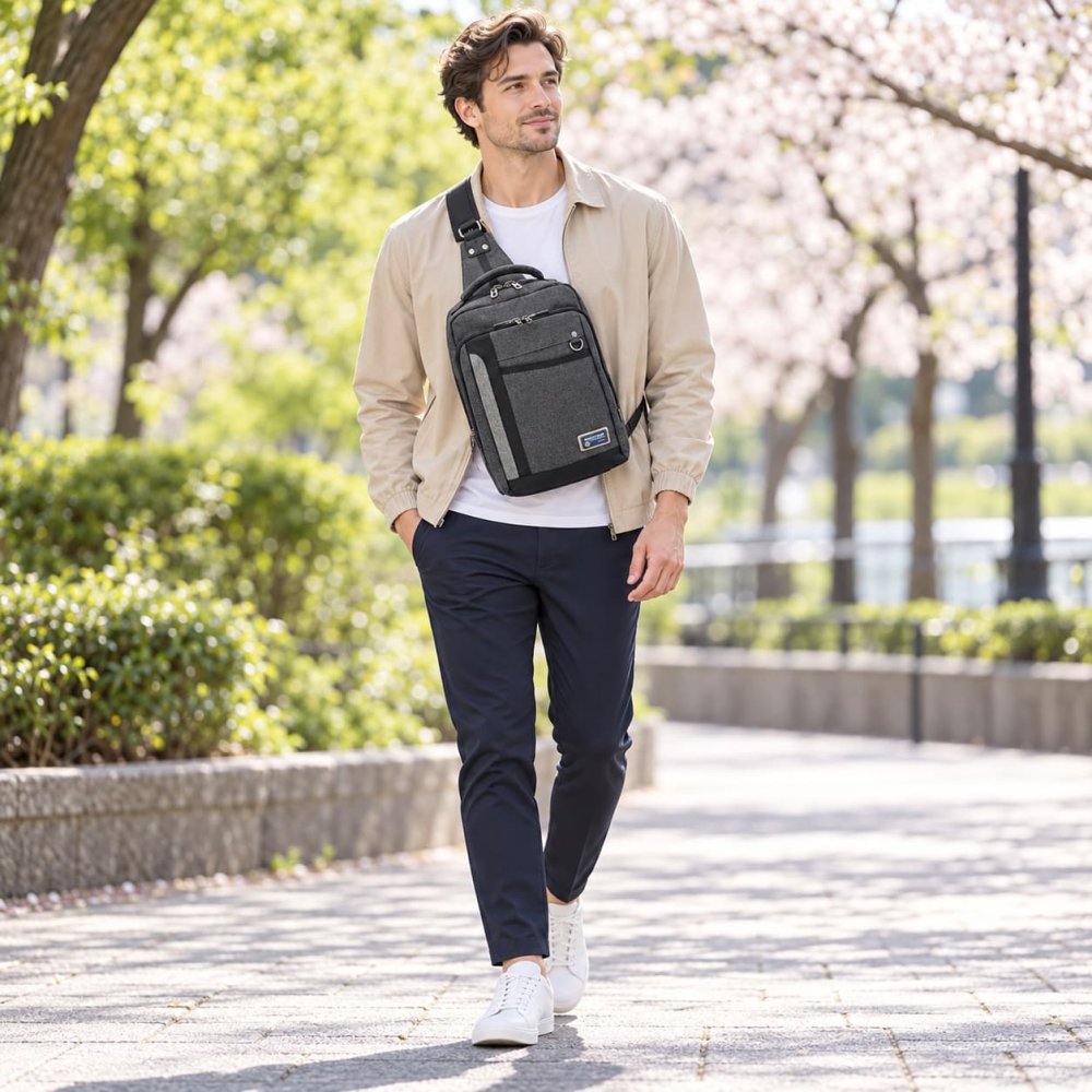 MOUSTASCHE ムスタッシュ ボディバッグ 斜め掛け メンズ 普段使い 使いやすい
