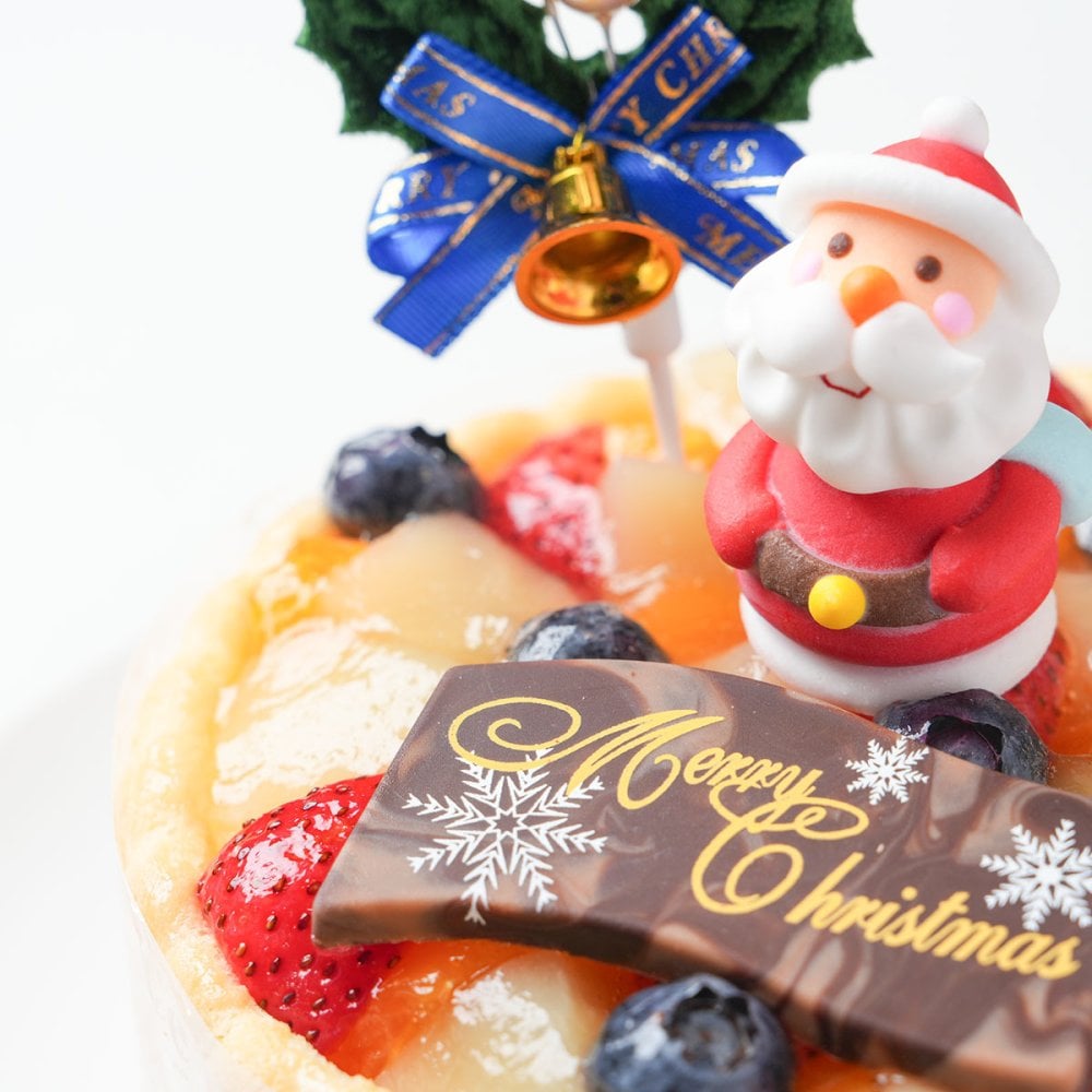 クリスマス 限定 豆乳クリームのファーストバースデーケーキ　4号 2026 スマッシュケーキ １歳の誕生日ケーキ 一歳 １才 一才 赤ちゃん 乳幼児 バースデーケーキ お祝い 内祝い Xmasケーキ  Xmasギフト サンタアンジェラ