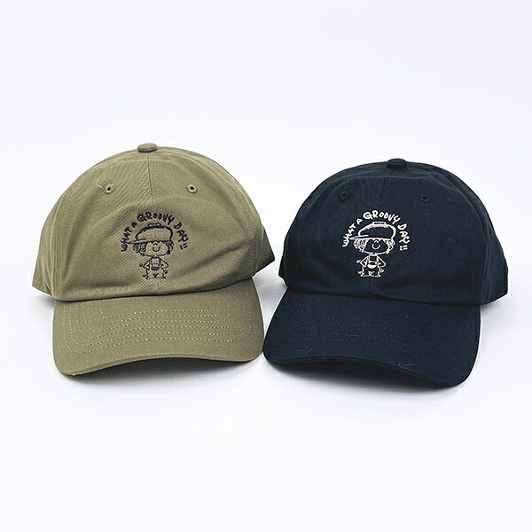 水森亜土 キャップ オトコノコ オリーブ アパレル 帽子 送料込み