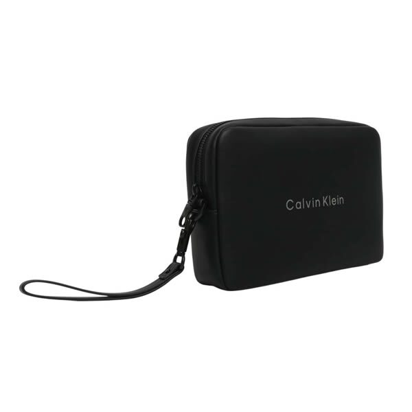 カルバンクライン CALVIN KLEIN クラッチバッグ BOLD POUCH WITH HANDLE lv04d1257g-ub1 ブラック BLACK