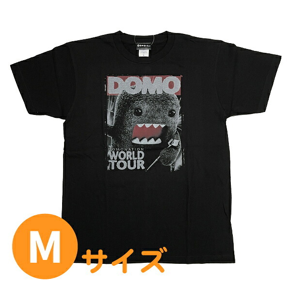 どーもくん WORLD TOUR Tシャツ(M) ブラック アパレル NHK
