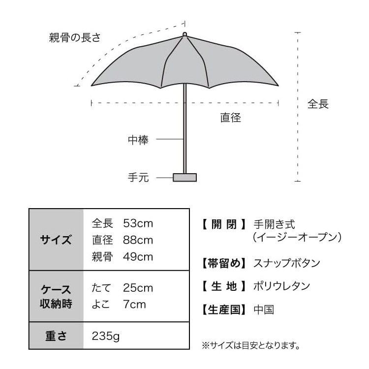 Wpc. マーメイドアンブレラ ミニ 折り畳み傘 折りたたみ 雨傘 定形外 送料無料 PT-0089-002 ビニール傘 折りたたみ 傘 真珠 人魚 マーメイド