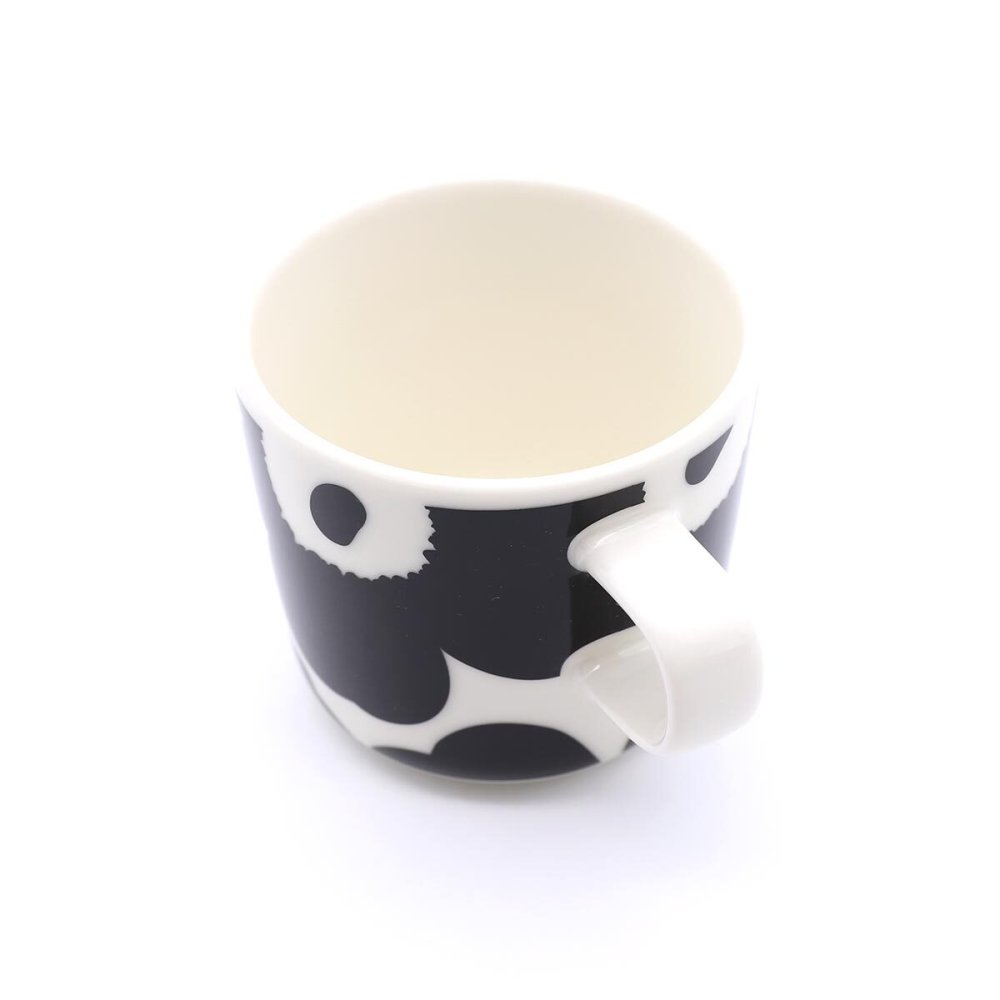 マリメッコ ウニッコ コーヒーカップ 200ml ホワイト/ブラック marimekko UNIKKO 耐熱 電子レンジ対応 ギフト 結婚祝い プレゼント 贈り物