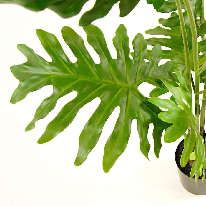 観葉植物 造花 セローム BROWN 全高約130cm 大型 フェイクグリーン 本物そっくり おしゃれ インテリア 人工観葉植物 アーティフィシャルグリーン オフィス 店舗 ホテル 開店祝い 室内 フィロデンドロン フェイク