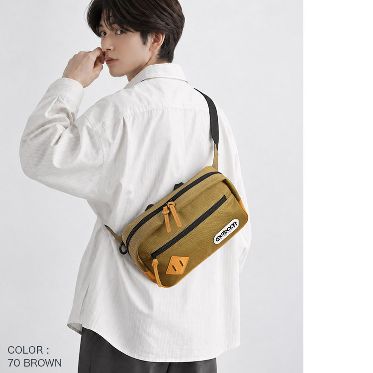 ボディバッグ メンズ レディース 大容量 OUTDOOR PRODUCTS アウトドアプロダクツ ウエストバッグ ヒップバッグ ブランド ウエストポーチ 斜めがけ 男性 女性 旅行 大きめ ショルダーバッグ ワンショルダー おしゃれ かわいい シンプル 大人 子供 高校生 中学生