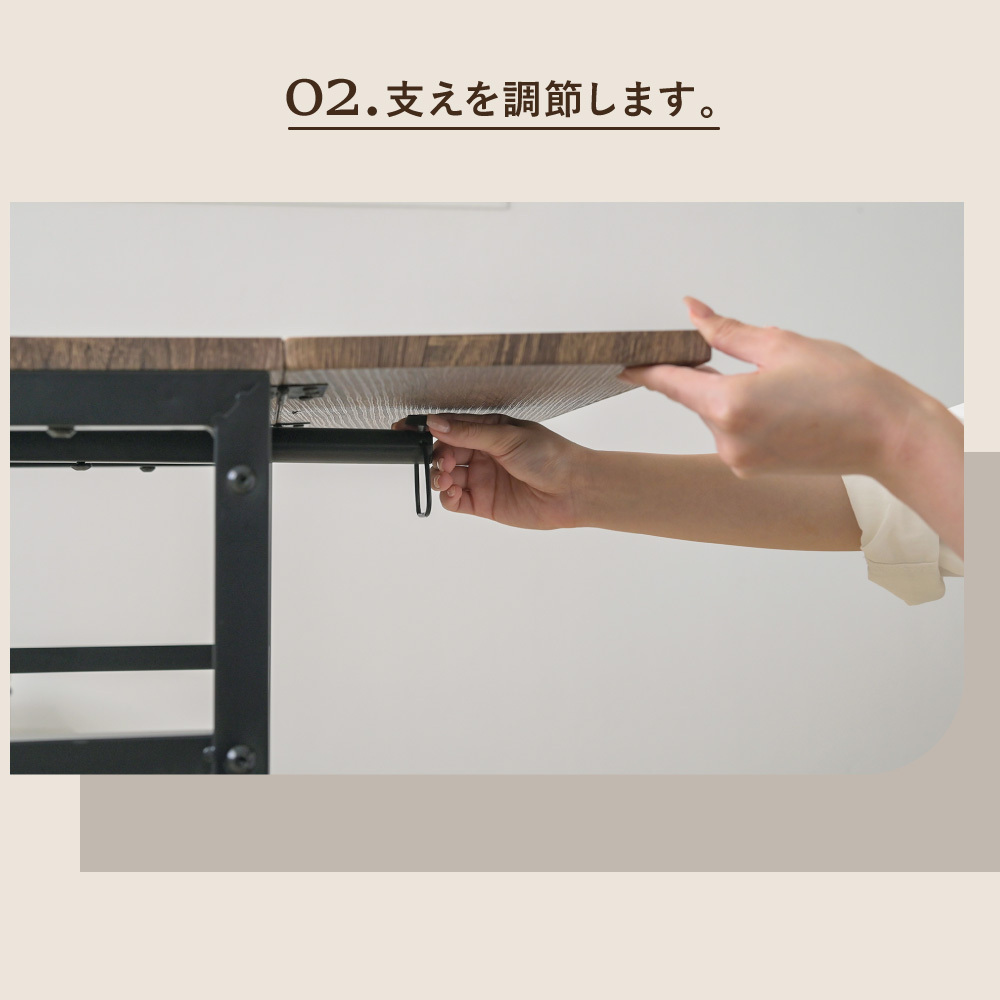 ダイニング家具 ダイニングテーブル セット 2人 折りたたみ 椅子 付き 幅60 奥行40 高さ70 コンパクト バタフライ 天板 ビンテージ 木製 木目 スチール脚 ブラウン 長方形