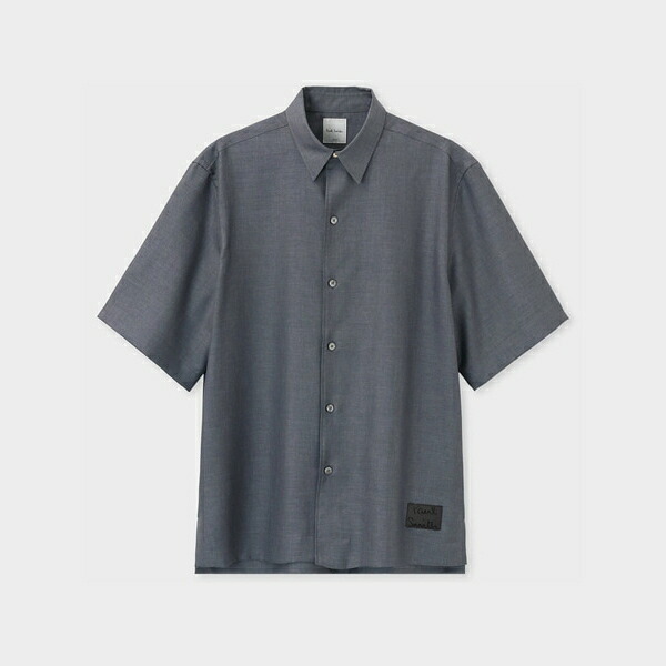 【無料ラッピング】 ポールスミス Paul Smith シャツ Cropped Logo ソリッド 半袖シャツ カジュアルシャツブランド 正規品 新品 ギフト プレゼント 人気 おすすめ 誕生日 記念日 クリスマス 送料無料 psm522389