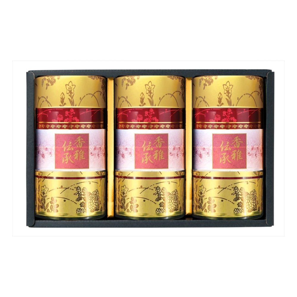 静岡銘茶 香雅伝承 深蒸し茶 秀 ギフト 3個入 静岡茶 煎茶 茶葉 日本茶 深むし茶【北海道・沖縄県・離島 配送不可】