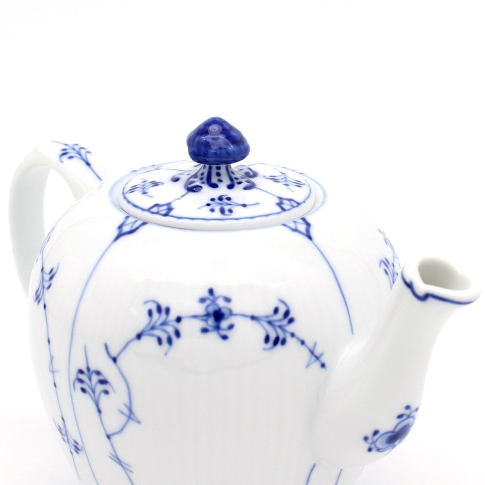 ロイヤルコペンハーゲン ブルーフルーテッド プレイン ミニティーポット 350ml 101 132 Royal Copenhagen Blue Fluted Plain ギフト 結婚祝い プレゼント 贈り物