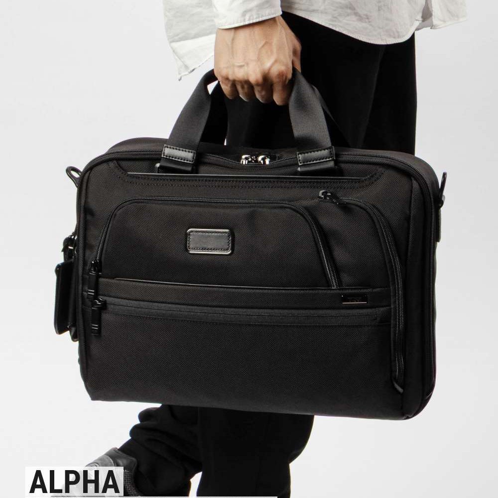 トゥミ TUMI ALPHA アルファ 3-WAY CONVERTIBLE BRIEF スリーウェイ コンバーチブル ブリーフケース 02603182D4 158962 ビジネスバッグ ショルダーバッグ ブリーフ 通勤 メンズ バッグ ブラック