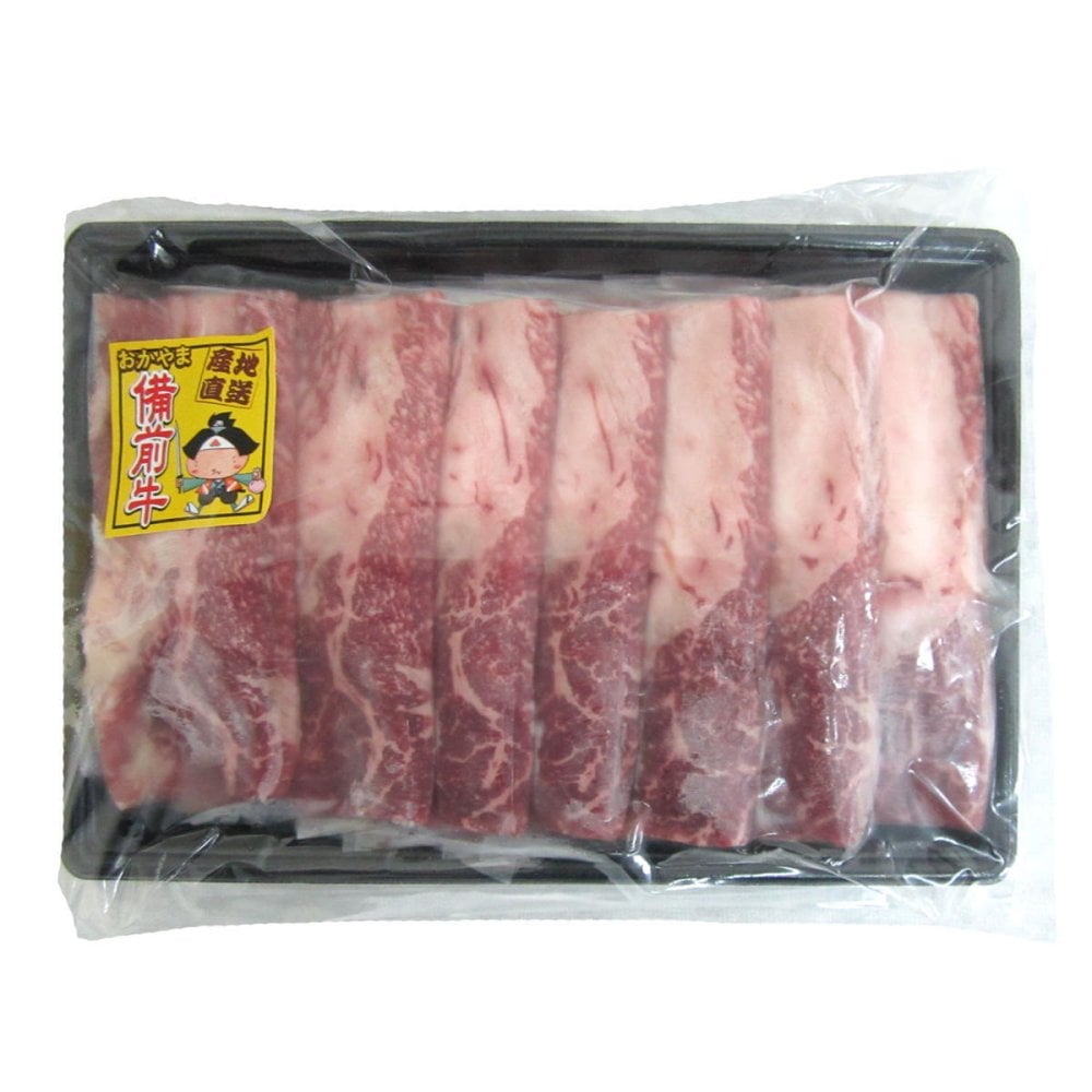 岡山備前牛 バラ肉 すき焼き用 400g 牛肉 冷凍 国産 牛バラ スライス 牛バラ肉 牛ばら【北海道・沖縄県・離島 配送不可】