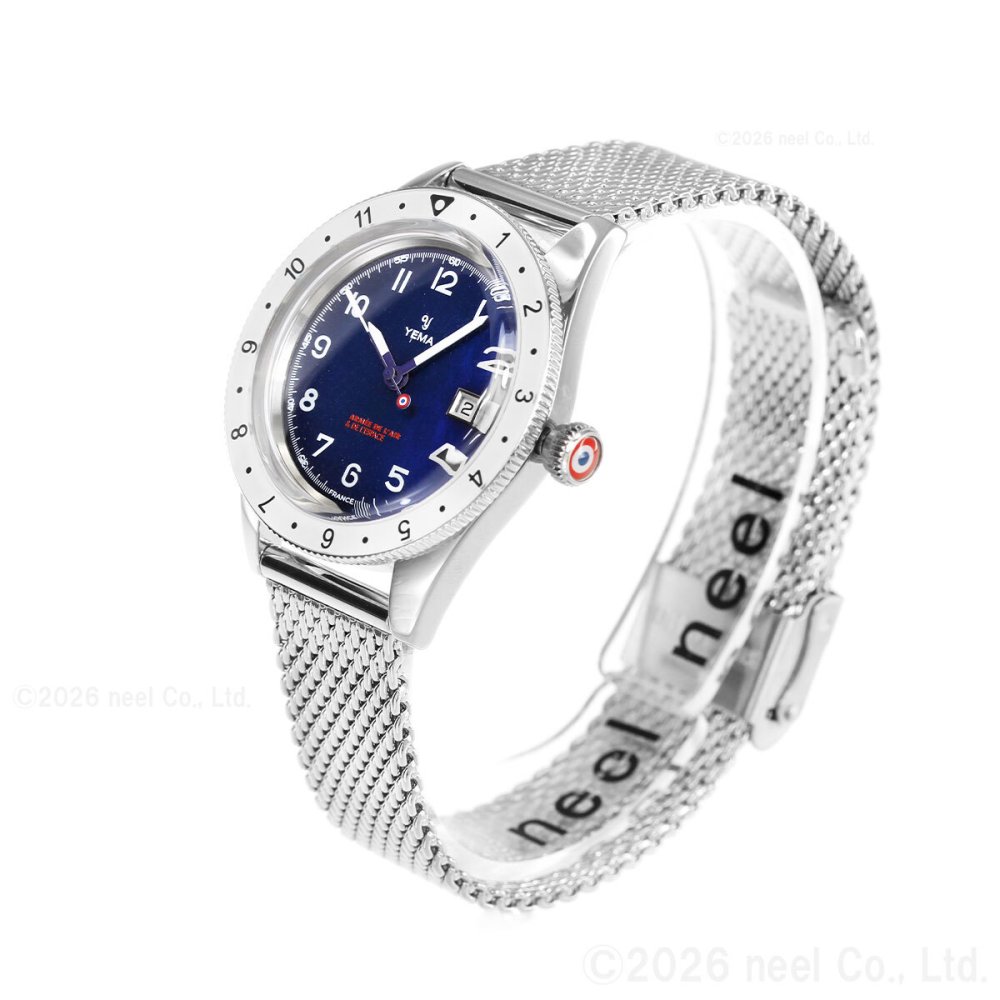 イエマ YEMA フライグラフ フランス航空宇宙軍 UTC Flygraf French Air & Space Force UTC Femme 腕時計 レディース 替えバンド付属 YMHF1578AA-GM