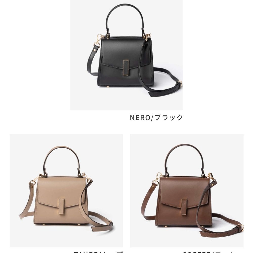 ジャンニノターロ GIANNI NOTARO Carol J. キャロルジェイ Leather Handbag 406 レザーハンドバッグ 406 ショルダーバッグ レディース バッグ