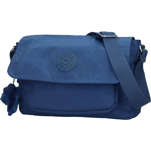 キプリング ショルダーバッグ レディース ブランド Kipling ダルマ B ロゴ ワンポイント 無地 KI8123-5PZ Casual Blue