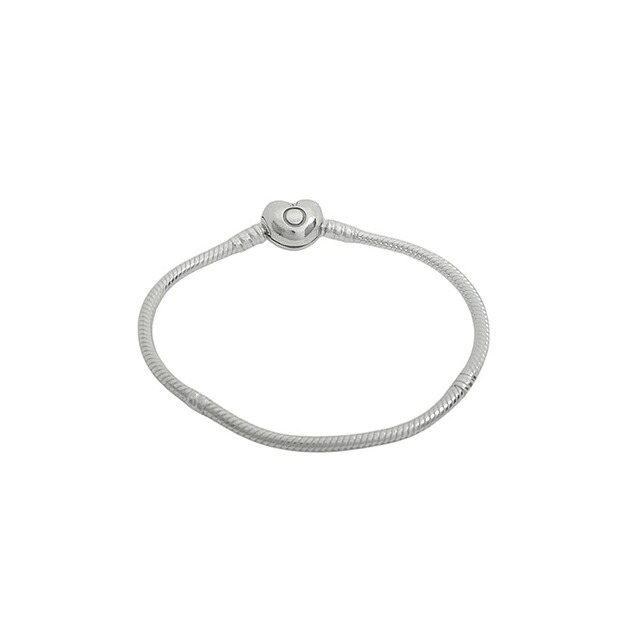 パンドラ PANDORA Moments Heart & Snake Chain Bracelet アクセサリーブレスレット 594594c00-16(590719-16) レディースシルバー