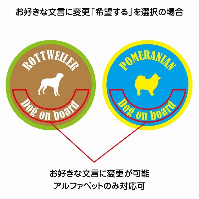 カラフル Dog on board グレートデン ホワイト＆ネイビー カーサイン 車 マグネットステッカー 犬 マグネット 強力 直径13cm 丸型 おしゃれ かわいい ドラレコステッカー 安全対策 危険運転 煽り運転 アニマル 動物 犬種別 屋外 防水 屋内