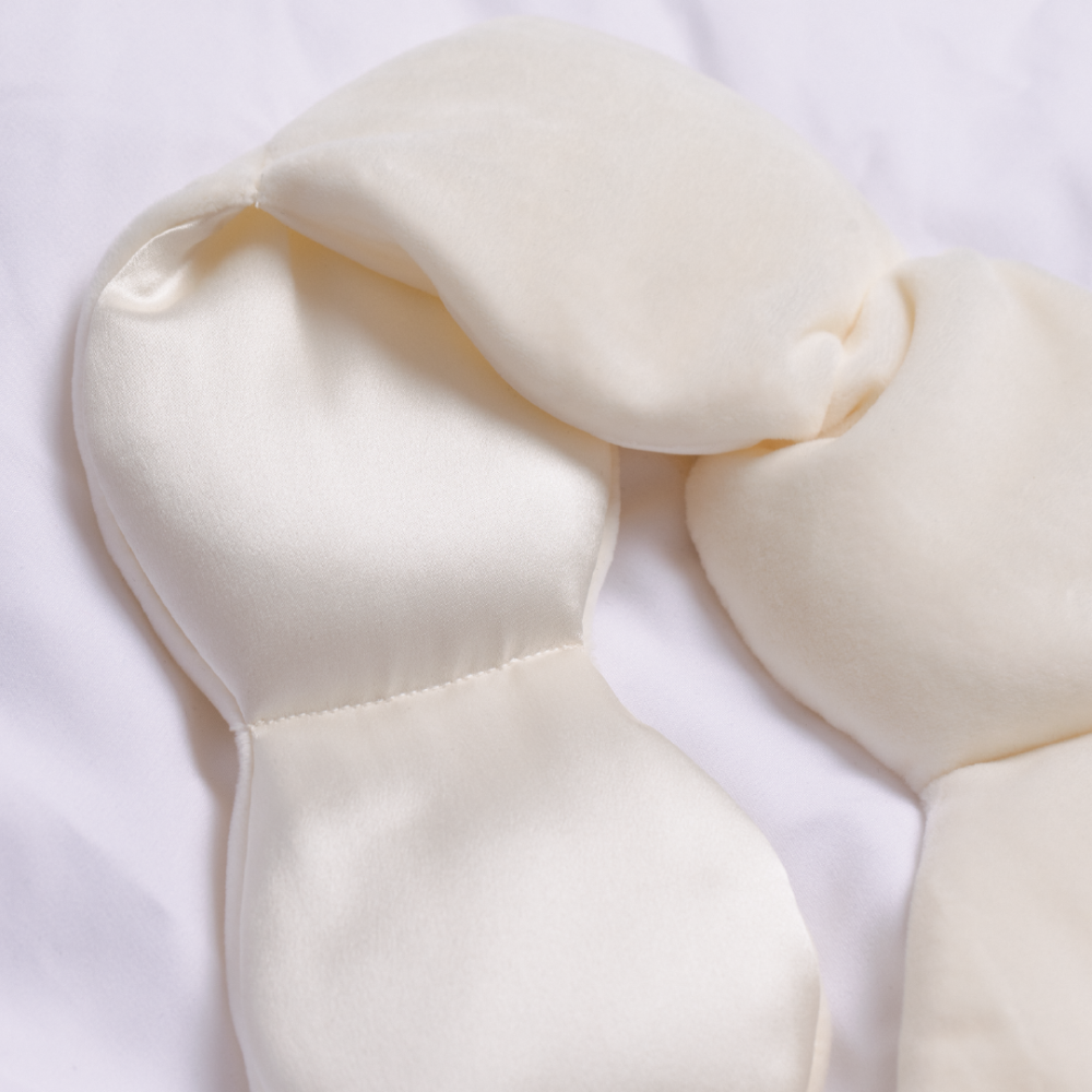 nodpod SILK ノッドポッド シルク （スリープマスク 高級 アイマスク 睡眠 安眠 快眠 遮光 快適 加重 寝具 自宅 オフィス 旅行）◇